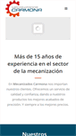 Mobile Screenshot of mecanizadoscarmona.com